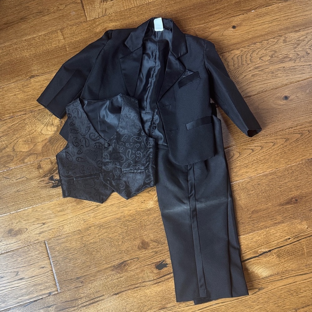 Elegant Black Suit Set for Kids